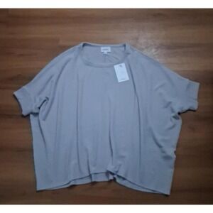 Womens Nwt Andree By Unit Ribbed Dolman Sleeve Oversized Top Shirt